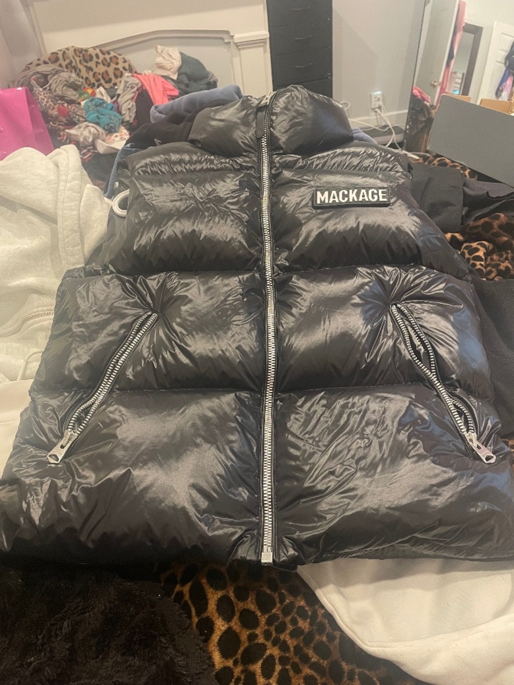 Men’s mackage puffer vest